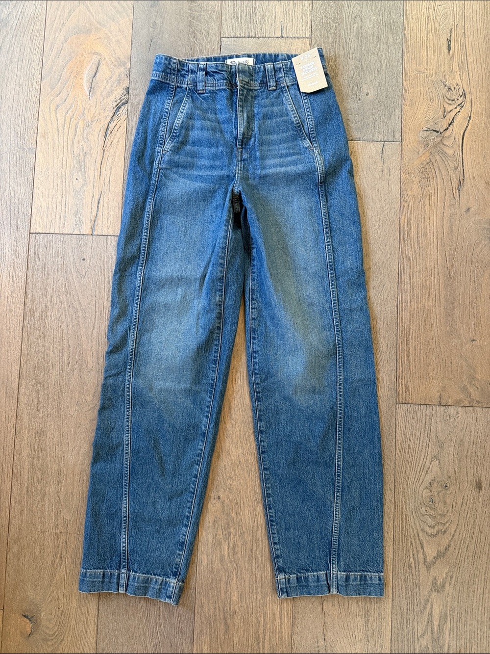 Madewell Blue Straight-Leg Jeans -Size 26